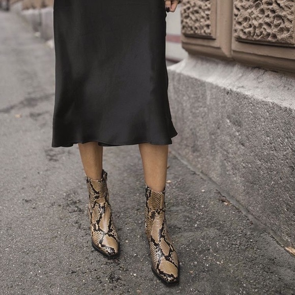 Snakeskin Booties - Picture 12 of 12